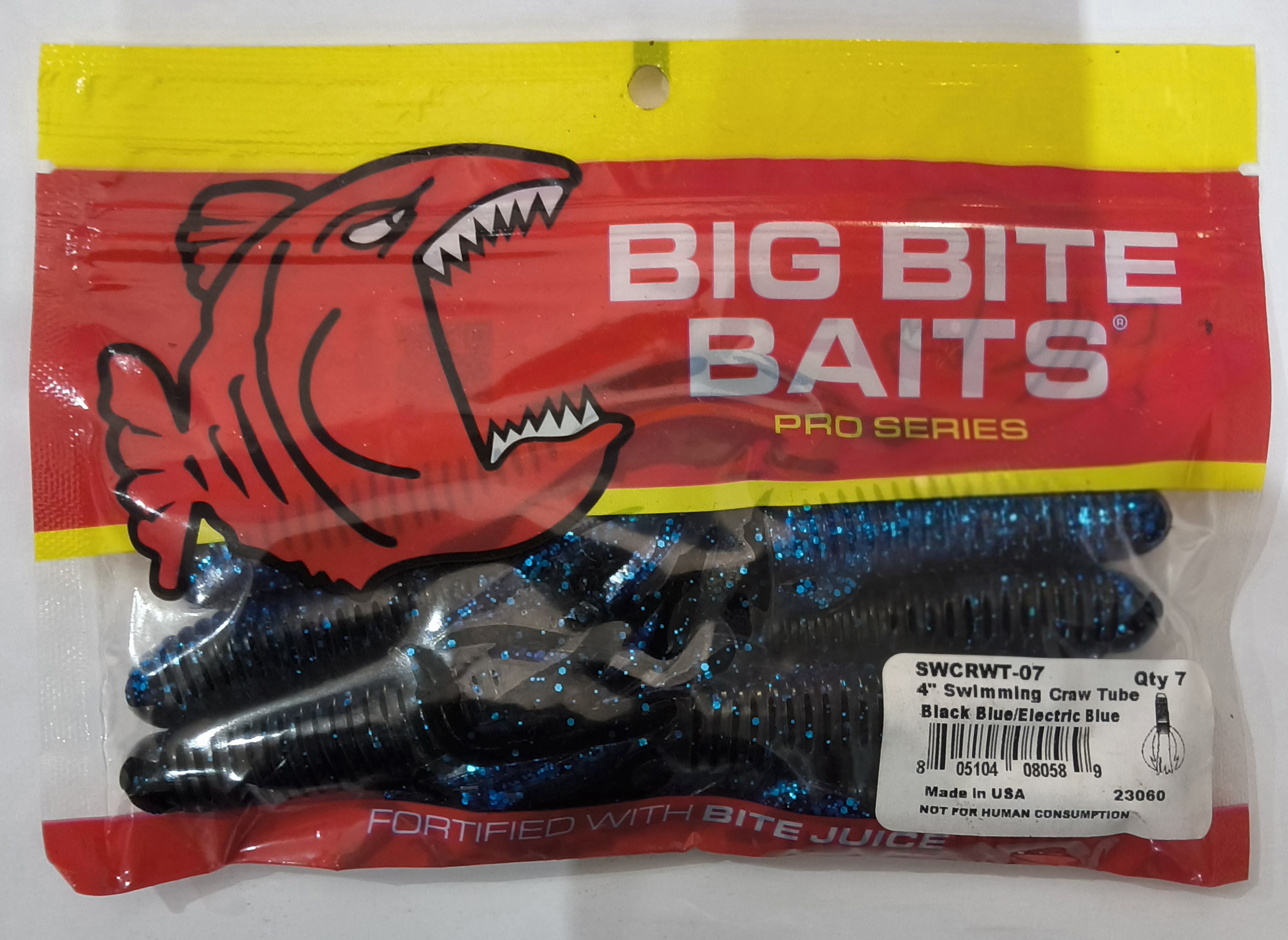 Isca Big Bite Baits Swimming Craw Tube 4''